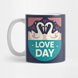 love day for the swan Mug